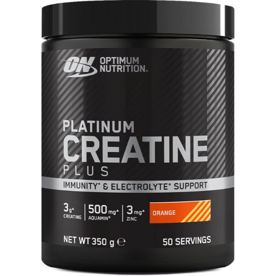 Platinum Creatine Plus, 350 g, Orange, Optimum Nutrition - Vitax.ro