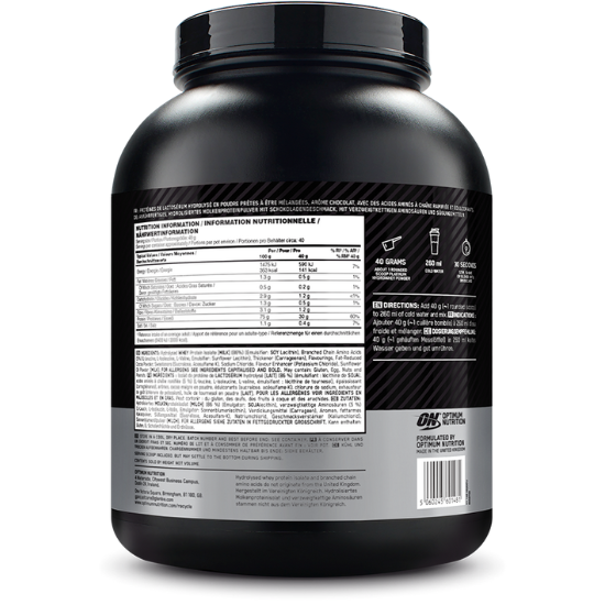 Platinum Hydrowhey, 1600 g, Chocolate, Optimum Nutrition - Vitax.ro