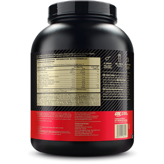 Gold Standard 100% Whey, 2270 g, Caramel Toffee, Optimum Nutrition