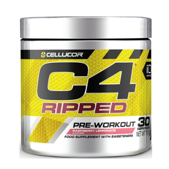 C4 Ripped, Raspberry Lemonade, 192g, Cellucor - Vitax.ro