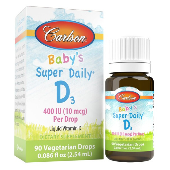 Baby's Super Daily D3, 400 IU, 2.54 ml, Carlson Labs - Vitax.ro