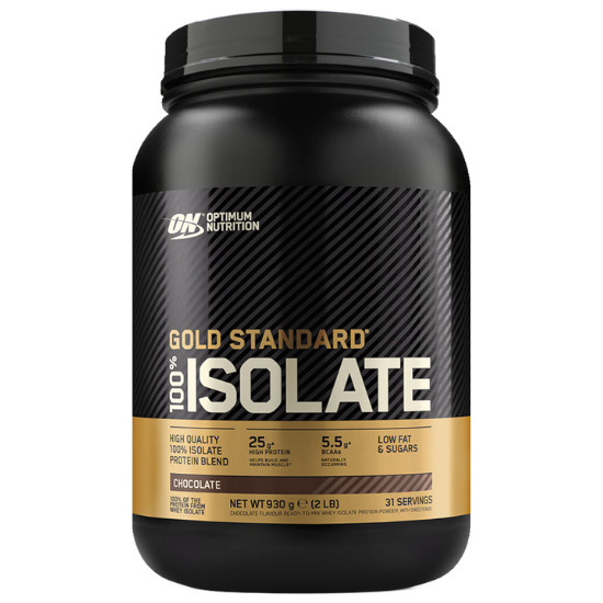 Gold Standard 100% Isolate, Chocolate, 930g, Optimum Nutrition - Vitax.ro