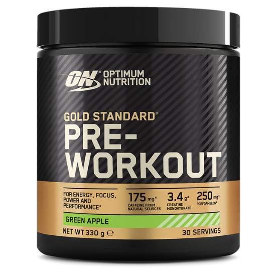 Gold Standard Pre-Workout, Green Apple, 330g, Optimum Nutrition - Vitax.ro