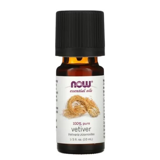 Essential Oil, Vetiver Oil, 10 ml, NOW Foods - Vitax.ro