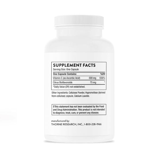 Vitamin C with Flavonoids, 90 Capsule, Thorne Research - Vitax.ro