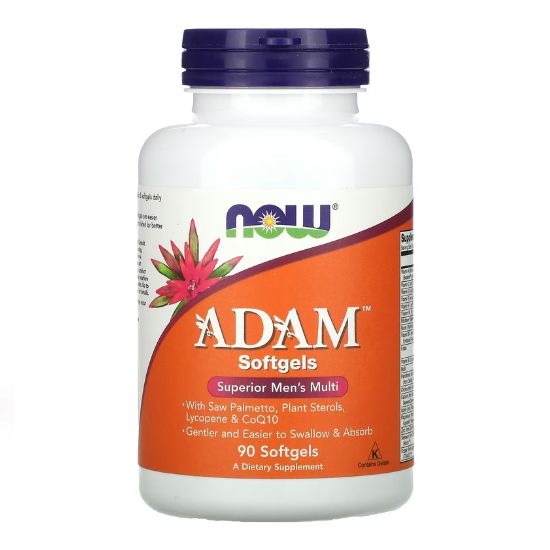 ADAM Multi-Vitamin for Men, 90 softgels, NOW Foods - Vitax.ro