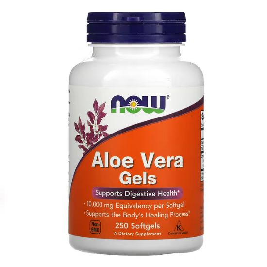 Aloe Vera Gels, 250 softgels, NOW Foods - Vitax.ro