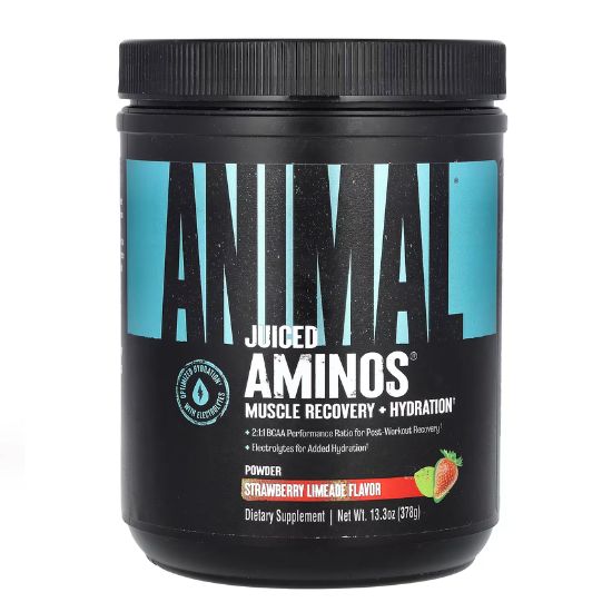Animal Juiced Aminos, Strawberry Limeade, 366g, Universal Nutrition - Vitax.ro