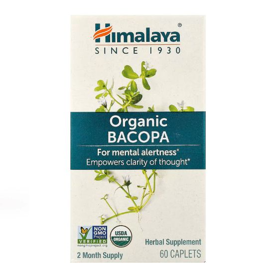Organic Bacopa, Bacopa cu frunze mici, 60 capsule, Himalaya Herbal - Vitax.ro