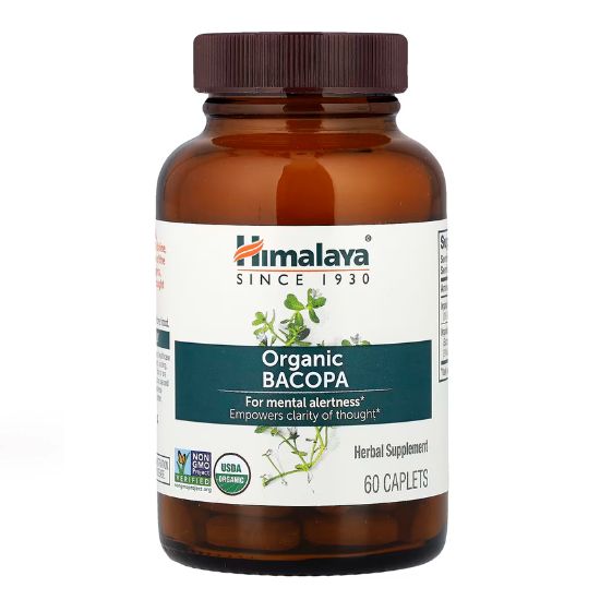 Organic Bacopa, Bacopa cu frunze mici, 60 capsule, Himalaya Herbal - Vitax.ro