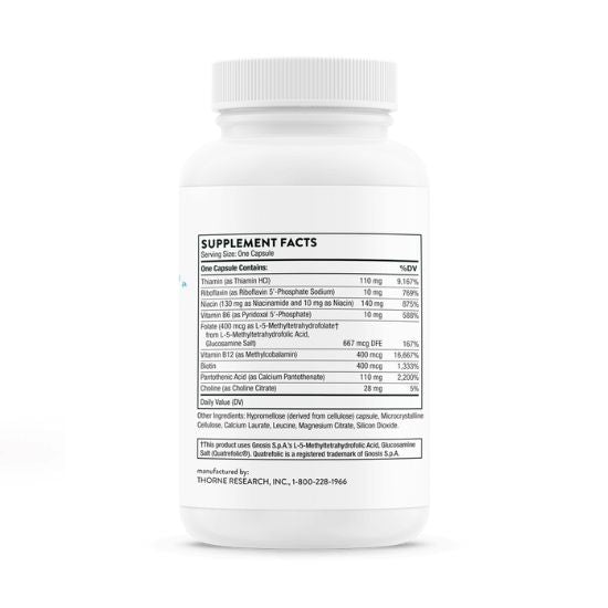 Complex B de bază, 60 de capsule, Thorne Research - Vitax.ro