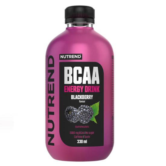 BCAA Energy Drink, Blackberry, 8 x 330 ml, Nutrend - Vitax.ro