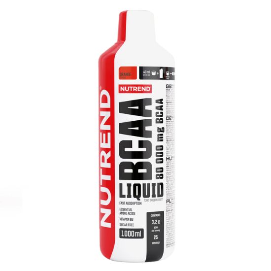 BCAA Liquid, Orange, 1000 ml, Nutrend - Vitax.ro