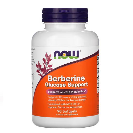 Berberine Glucose Support, 90 softgels, NOW Foods - Vitax.ro