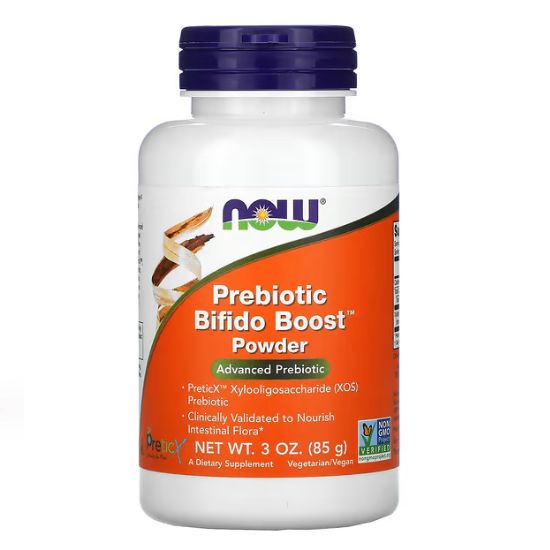 Prebiotic Bifido Boost Powder, 85g, NOW Foods - Vitax.ro