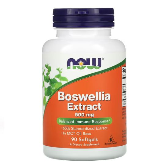 Boswellia Extract, 500mg, 90 softgels, NOW Foods - Vitax.ro