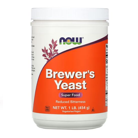 Brewer's Yeast, Powder, 454g, NOW Foods - Vitax.ro