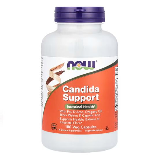 Candida Support, 180 vcaps, NOW Foods - Vitax.ro