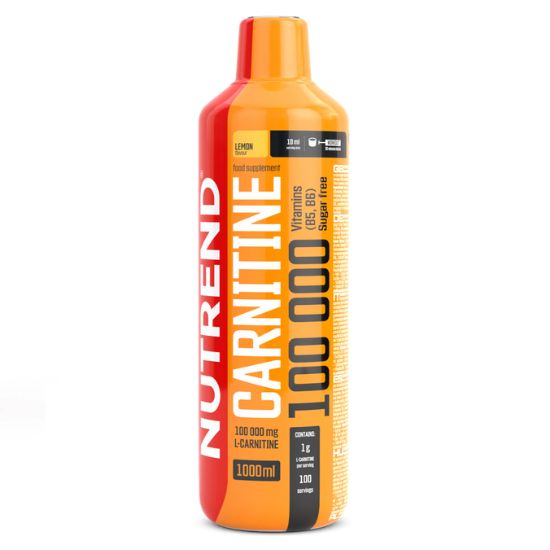Carnitine 100 000, Lemon, 1000 ml, Nutrend - Vitax.ro