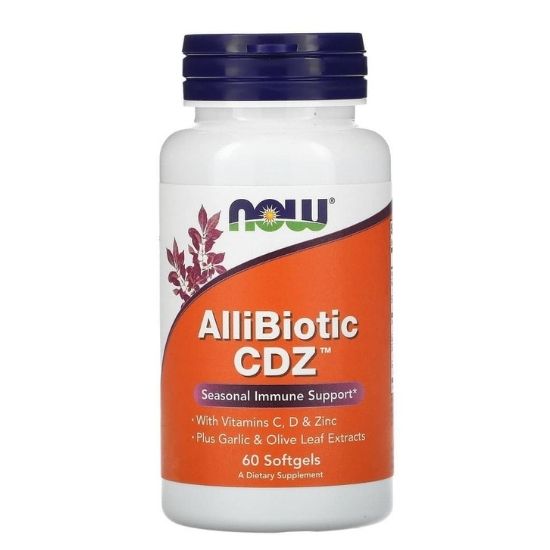 AlliBiotic CDZ, 60 softgels, NOW Foods - Vitax.ro