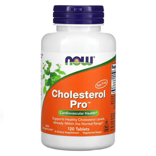 Cholesterol Pro, 120 tabs, NOW Foods - Vitax.ro