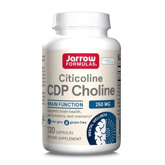 Citicoline CDP Choline 250mg, 120 caps, Jarrow Formulas - Vitax.ro