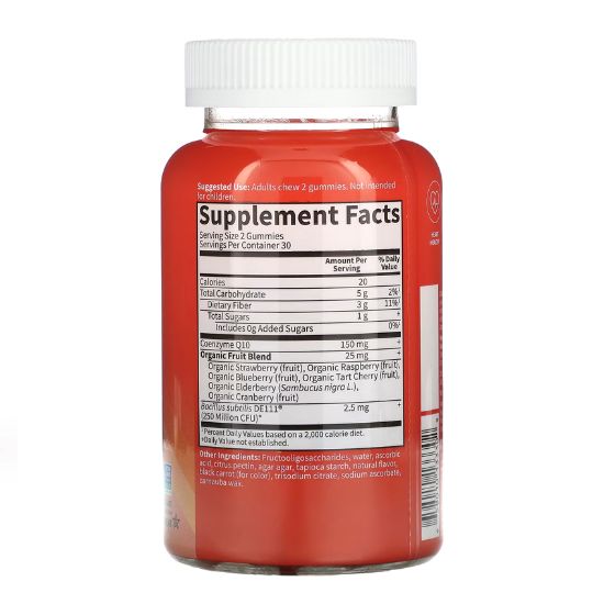 Vitamin Code CoQ10, Strawberry, 60 gummies, Garden of Life - Vitax.ro