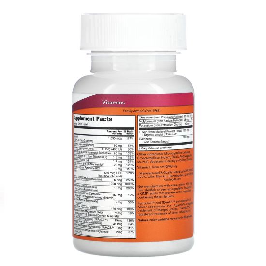 Daily Vits, 100 tabs, NOW Foods - Vitax.ro