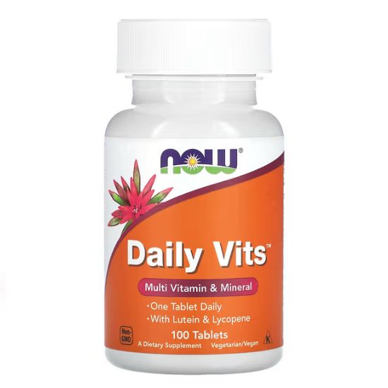 Daily Vits, 100 tabs, NOW Foods - Vitax.ro