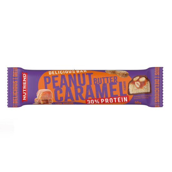 Delicious Bar, Peanut Butter + Caramel, 28 x 50 g, Nutrend - Vitax.ro