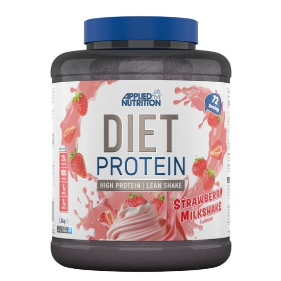 Diet Whey, Strawberry Milkshake, 1800g, Applied Nutrition - Vitax.ro