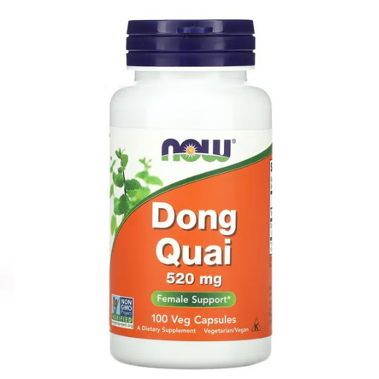 Dong Quai, 520mg, 100 vcaps, NOW Foods - Vitax.ro