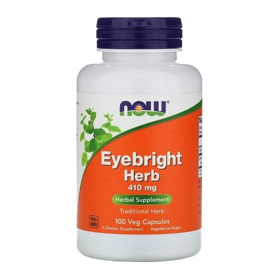 Eyebright Herb, 410mg, 100 vcaps, NOW Foods - Vitax.ro