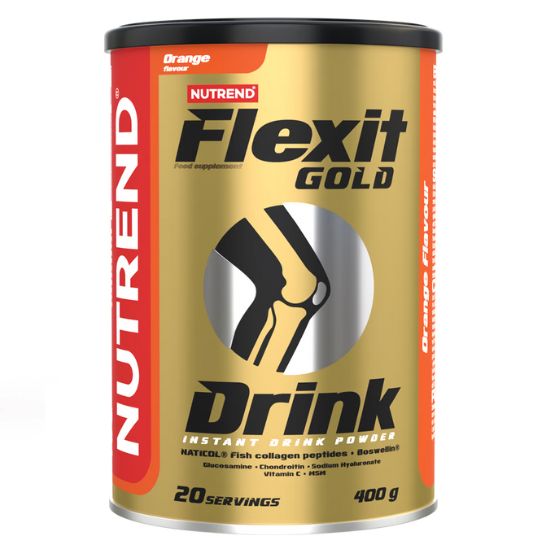Flexit Gold Drink, Orange, 400g, Nutrend - Vitax.ro