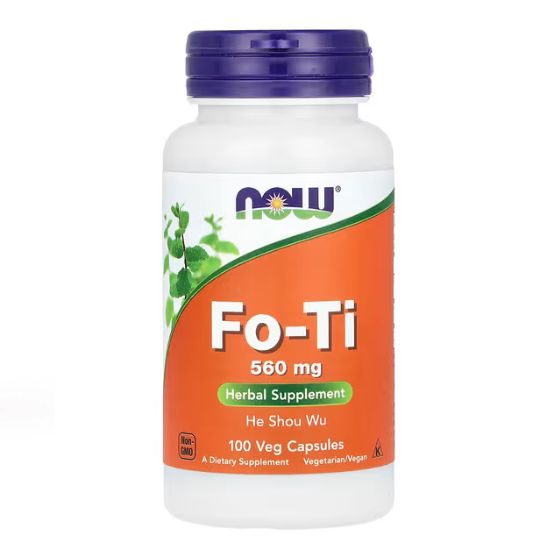 Fo-Ti, 560mg, 100 vcaps, NOW Foods - Vitax.ro
