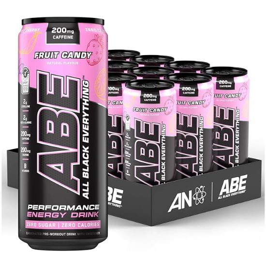 ABE Energy + Performance Cans, Fruit Candy, 12 x 330 ml, Applied Nutrition - Vitax.ro