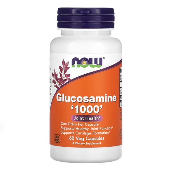 Glucosamine 1000, 60 vcaps, NOW Foods - Vitax.ro
