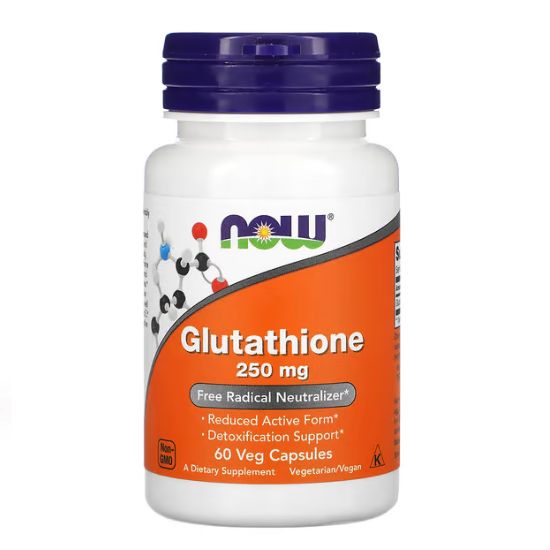 Glutathione, 250mg, 60 vcaps, NOW Foods - Vitax.ro
