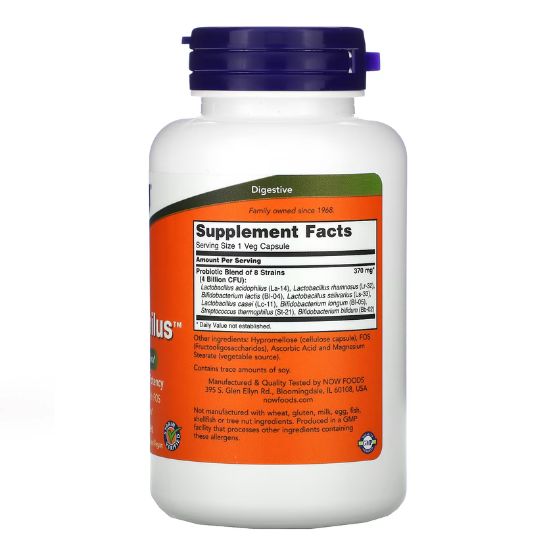 Gr8-Dophilus, 120 vcaps, NOW Foods - Vitax.ro