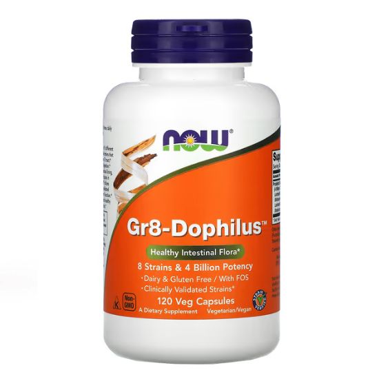 Gr8-Dophilus, 120 vcaps, NOW Foods - Vitax.ro