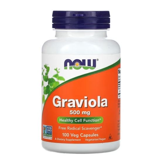 Graviola, 500mg, 100 vcaps, NOW Foods - Vitax.ro