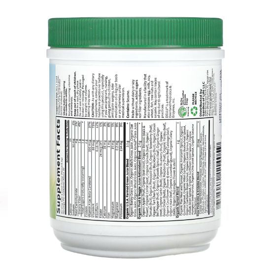Raw Organic Perfect Food Green Super Food, Original, 207g, Garden of Life - Vitax.ro