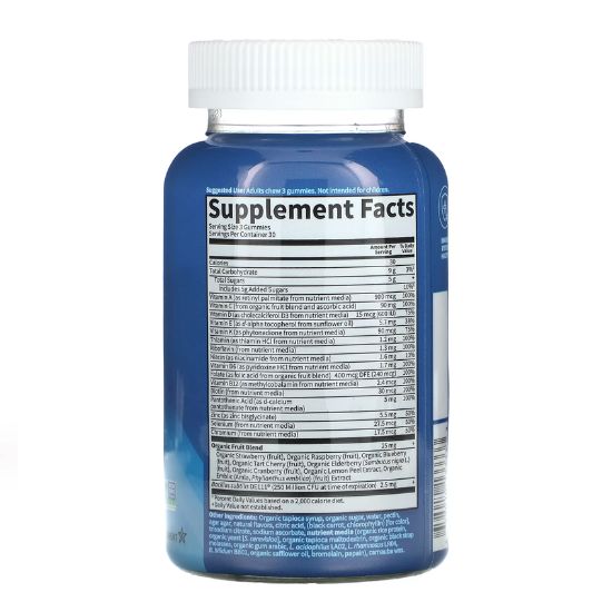 Vitamin Code Men's Multi Gummies, Lemon Berry, 90 gummies, Garden of Life - Vitax.ro