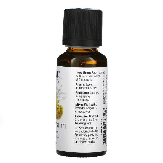 Essential Oil, Helichrysum Oil Blend, 30 ml, NOW Foods - Vitax.ro