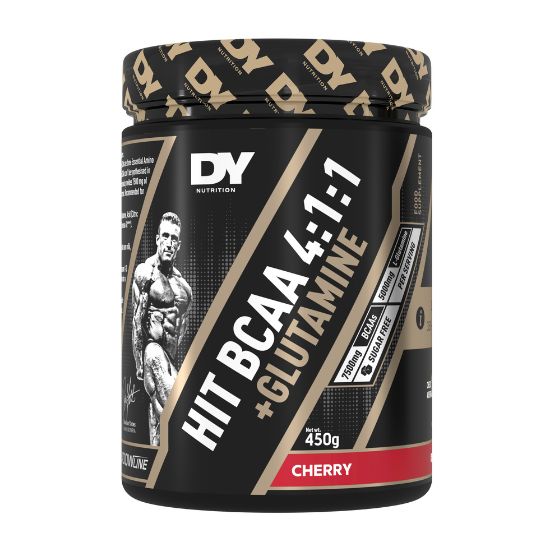 HIT BCAA 4:1:1 + Glutamine, Cherry, 450g, Dorian Yates - Vitax.ro