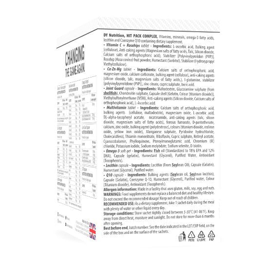 Hit Pack Complex, 30 x 8 pcs, Dorian Yates - Vitax.ro