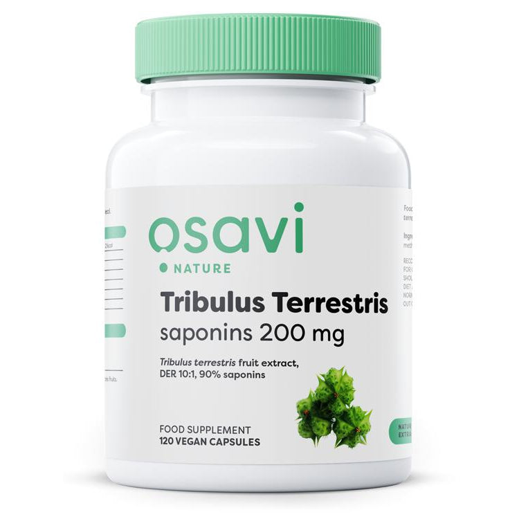 Tribulus Terrestris, Saponins 200mg - 120 vcaps - Vitax.ro