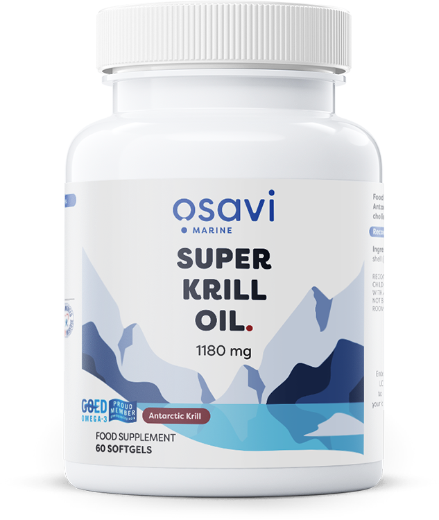 Super Krill Oil, 1180mg - 60 softgels - Vitax.ro