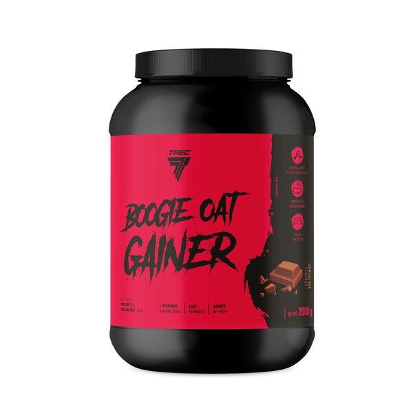 Boogie Oat Gainer, Chocolate, 2000g, Trec Nutrition - Vitax.ro