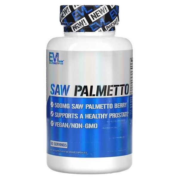 Saw Palmetto, 60 vcaps, EVLution Nutrition - Vitax.ro